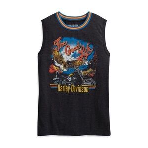 Harley-Davidson® Women's The Good Life Ringer Sleeveless Tank